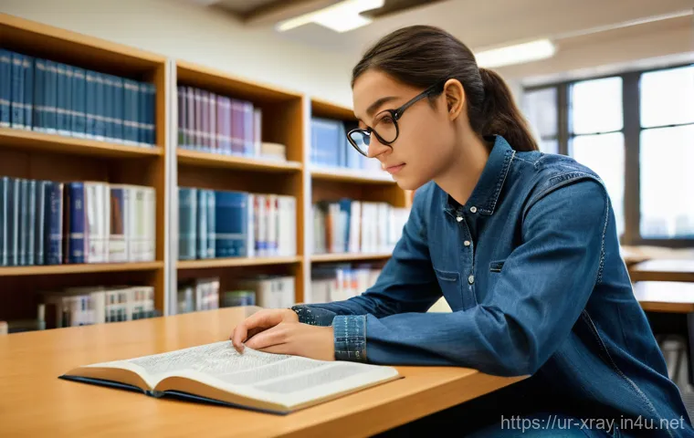 방사선사 취업 준비서 추천 - **Prompt:** A young, focused medical student, gender-neutral, in their early twenties, wearing a mod...