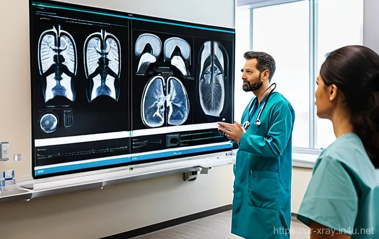 방사선사 취업 준비서 추천 - **Prompt:** A female radiologist in her late thirties, dressed in a professional, clean white lab co... 방사선사 취업 준비서 추천 - **Prompt:** A female radiologist in her late thirties, dressed in a professional, clean white lab co...